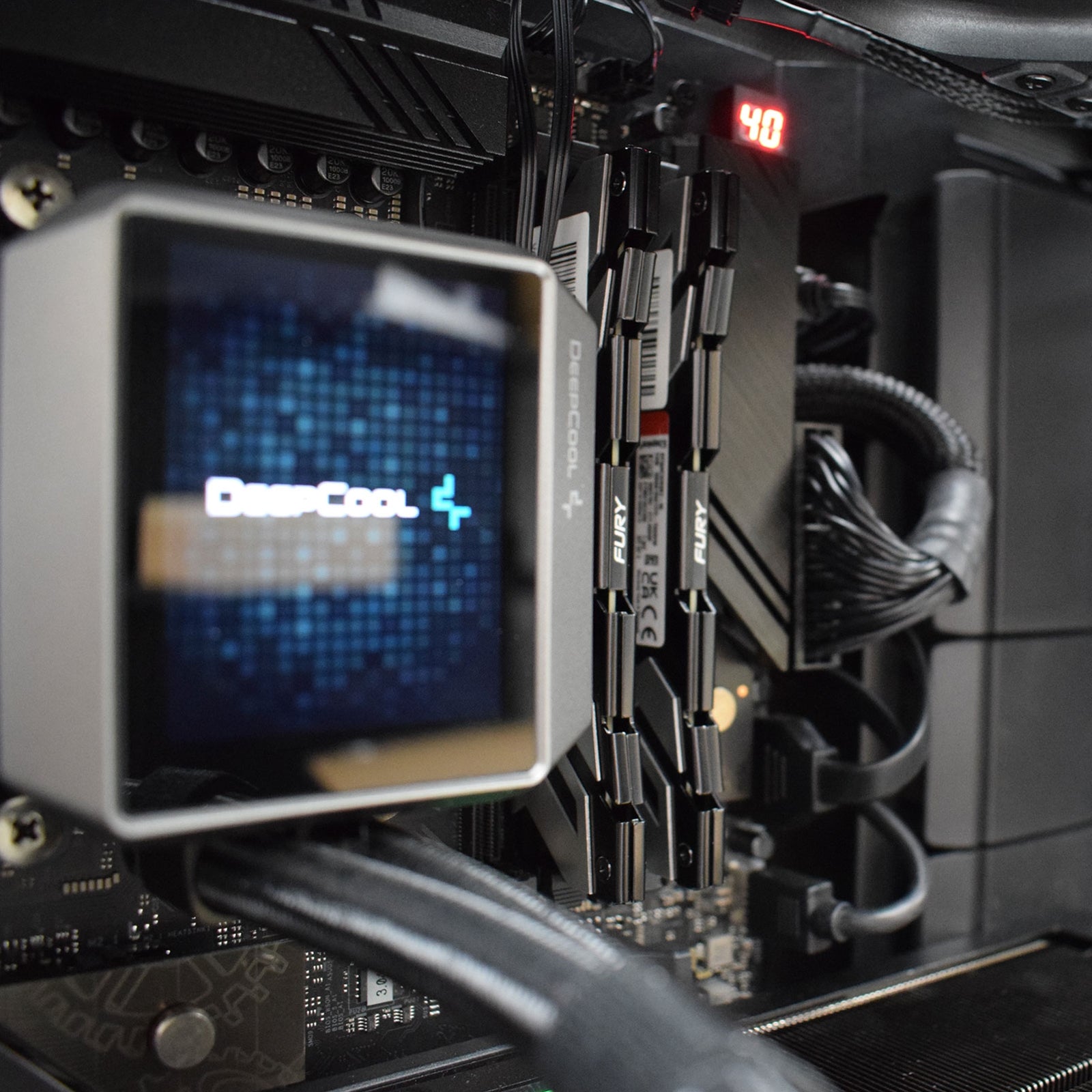 VLX AMD Ryzen 9 9950X3D 16 Core AM5 4.30GHz (5.80GHz Boost), 96GB Kingston 6000MTs DDR5 RAM, 2TB Samsung NVMe, Gigabyte RTX 5080 Master, WiFi 7 - 360mm LCD Liquid Cooler, Gaming Tower