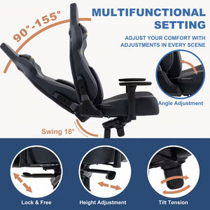Heavy Duty Gaming Chair 450kg/220kg Capacity