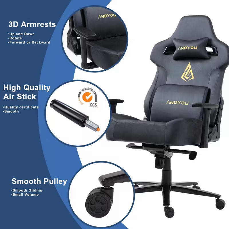 Heavy Duty Gaming Chair 450kg/220kg Capacity