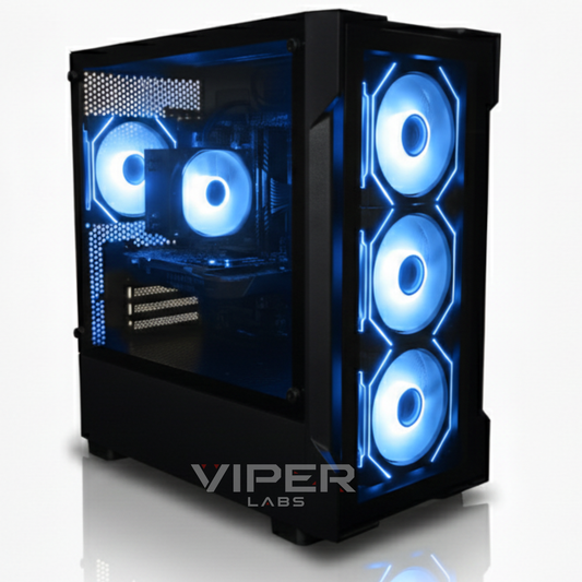 VLX NEXUS - AMD Ryzen 5 5600GT 6 Core 12 Thread, 3.60Hz (4.60GHz Boost), DDR4, 1TB NVMe, AMD RADEON VEGA 7 Graphics, Wi-Fi - Gaming PC