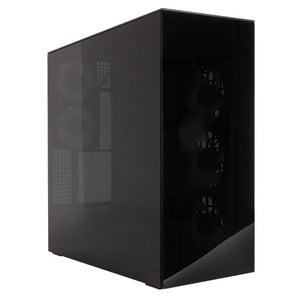 ARCTIC Xtender (Black) Case w/ Tinted Glass Side and Front, E-ATX, 5x ARGB Fans, ARGB PSU Shroud, Mesh Airflow, USB-C 10Gbps
