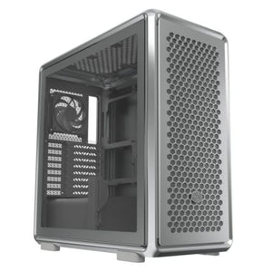Cooler Master MasterFrame 600 Modular Open-Frame ATX Case w/ Glass Side, 4x ARGB Fans, FreeForm 2.0 Exo-Structure, USB-C 20Gbps, Silver