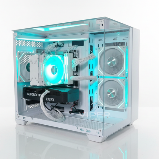 VLX ZONE - AMD Ryzen 5 5500 6 Core 12 Thread, 3.60GHz (4.20GHz Boost), DDR4, NVMe, RTX 5060 8GB Graphics, Wi-Fi - Gaming PC