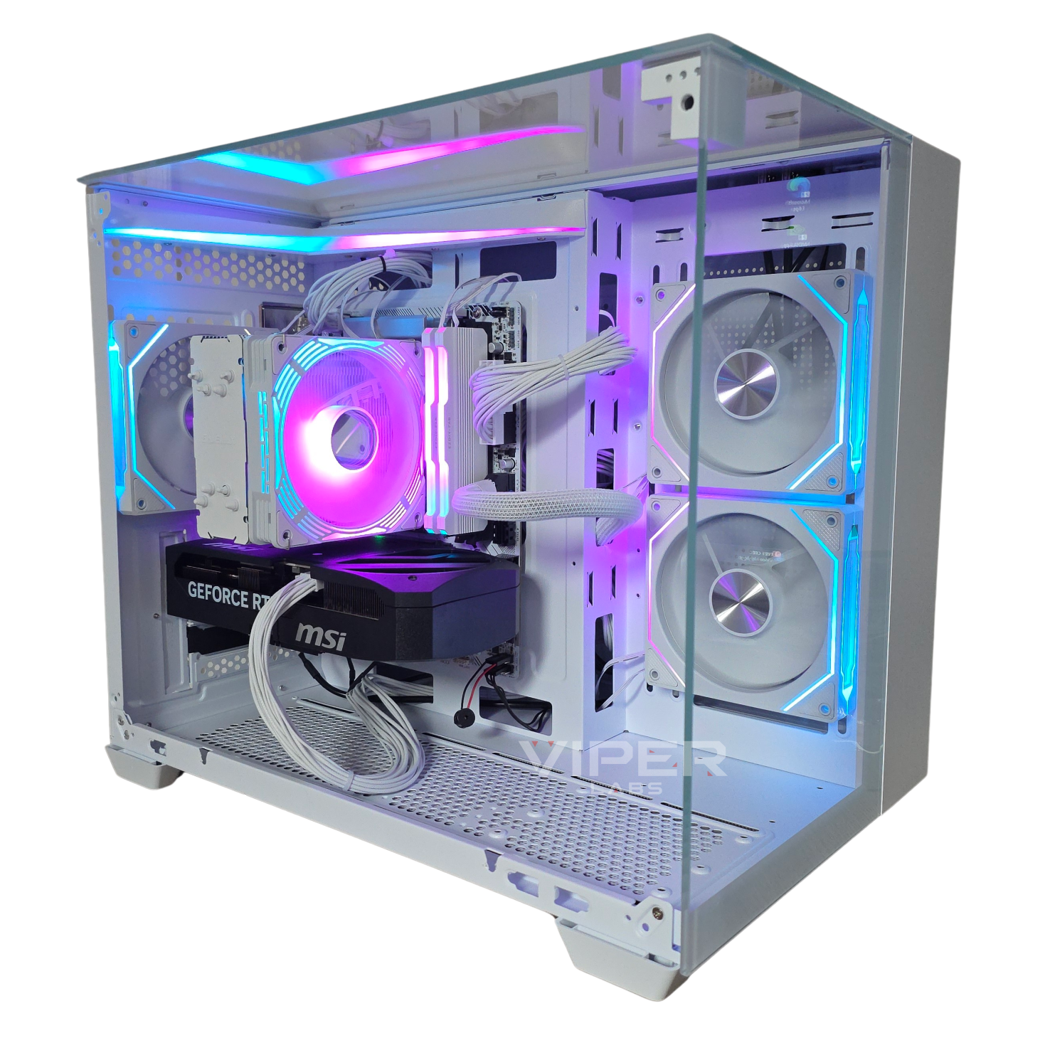 VLX ZONE - AMD Ryzen 5 5500 6 Core 12 Thread, 3.60GHz (4.20GHz Boost), DDR4, NVMe, RTX 5060 8GB Graphics, Wi-Fi - Gaming PC