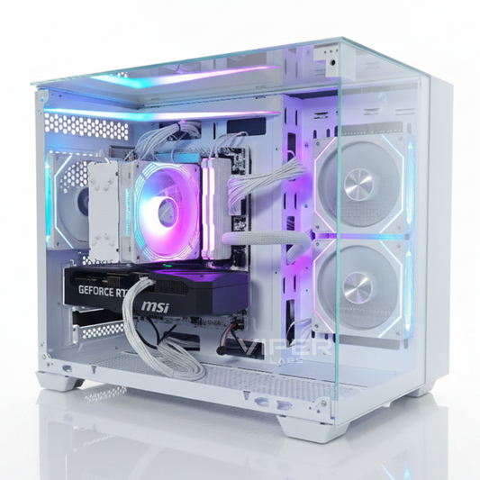 VLX ZONE - AMD Ryzen 5 5500 6 Core 12 Thread, 3.60GHz (4.20GHz Boost), DDR4, NVMe, RTX 5060 8GB Graphics, Wi-Fi - Gaming PC