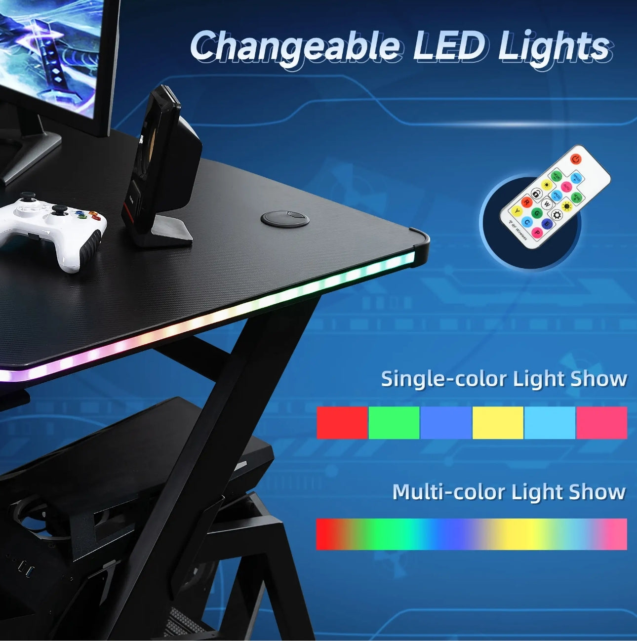 Viper Labs Carbon 120cm Gaming Desk