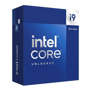 Intel Core i9-14900K CPU, 1700, 3.2 GHz (6.0 Turbo), 24-Core, 125W (253W Turbo), 10nm, 36MB Cache, Unlocked, Raptor Lake Refresh, NO HEATSINK/FAN