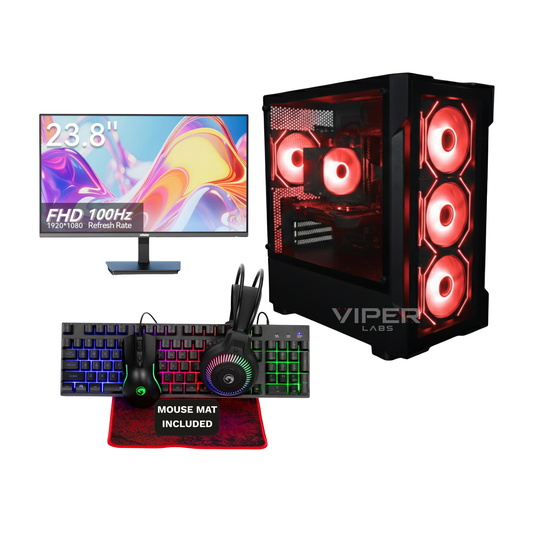 NEXUS BUNDLE - AMD Ryzen 5 5600GT 6 Core 12 Thread, 3.60Hz (4.60GHz Boost), DDR4, 1TB NVMe, AMD RADEON VEGA 7 Graphics, Wi-Fi - Gaming PC