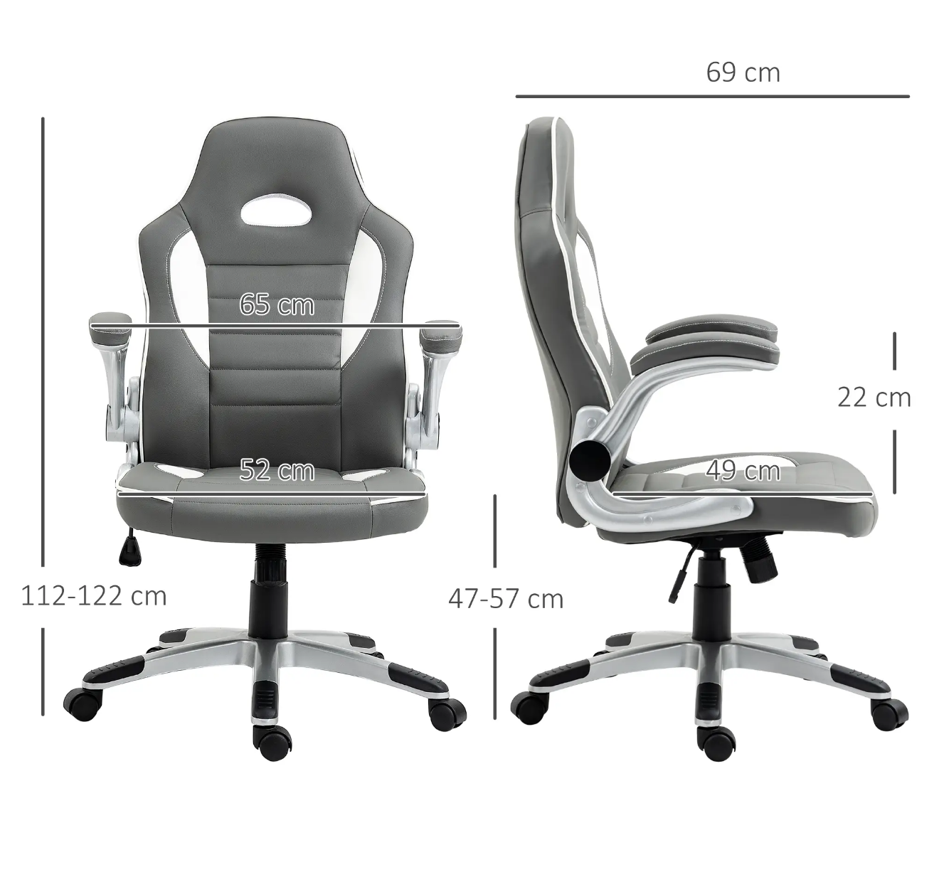 Viper Labs Turbo Gaming Chair Grey