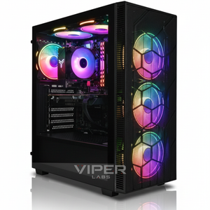 VLX FORGE - AMD Ryzen 5 5600XT 6 Core 12 Thread, 3.70Hz (4.65GHz Boost), DDR4, 1TB NVMe, RTX 5060 8GB Graphics, Wi-Fi - Gaming PC