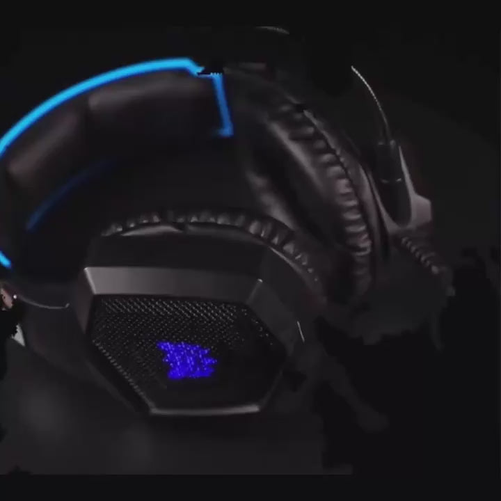 ONIKUMA K8 Wired RGB Gaming Headset with Surround Sound