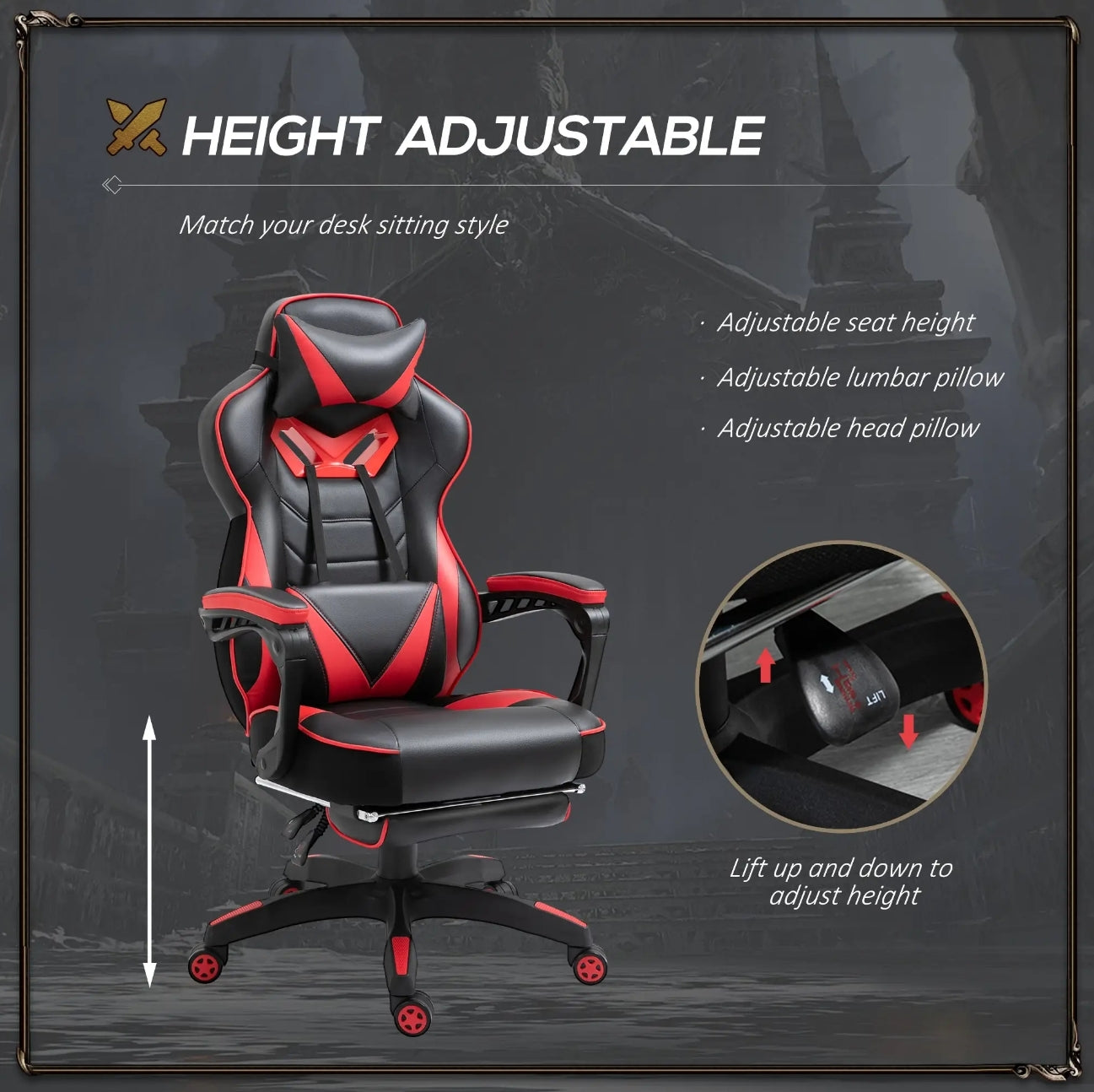 Viper Labs Fusion Gaming Chair Red