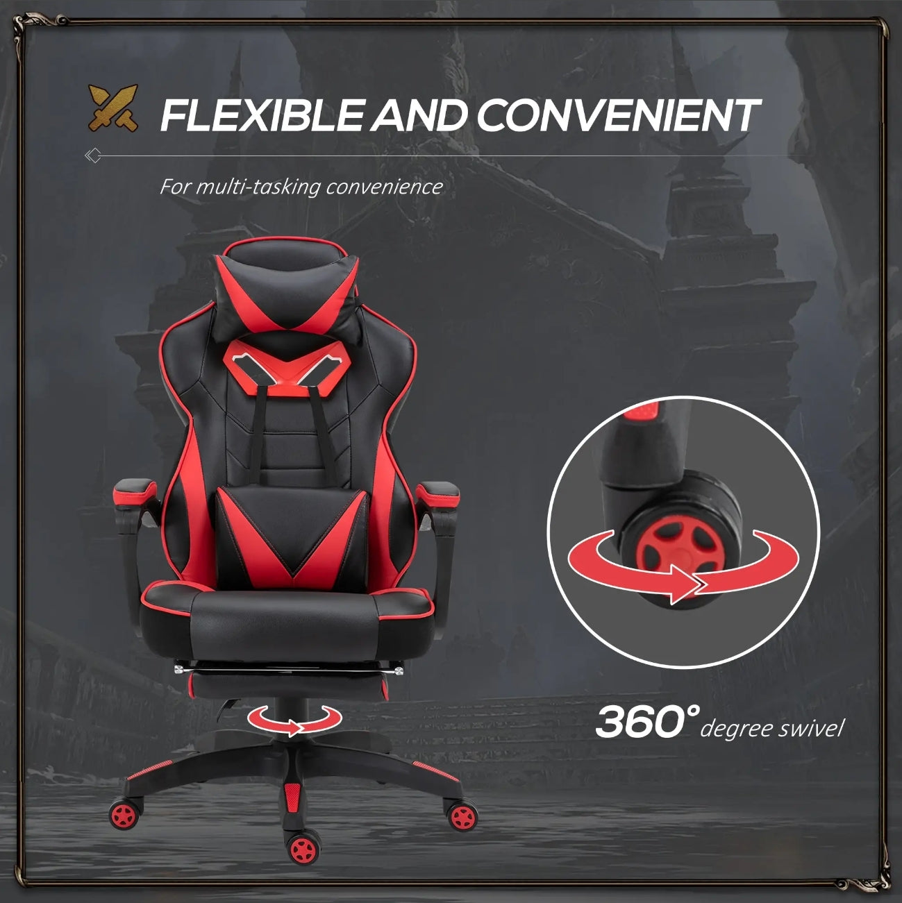 Viper Labs Fusion Gaming Chair Red