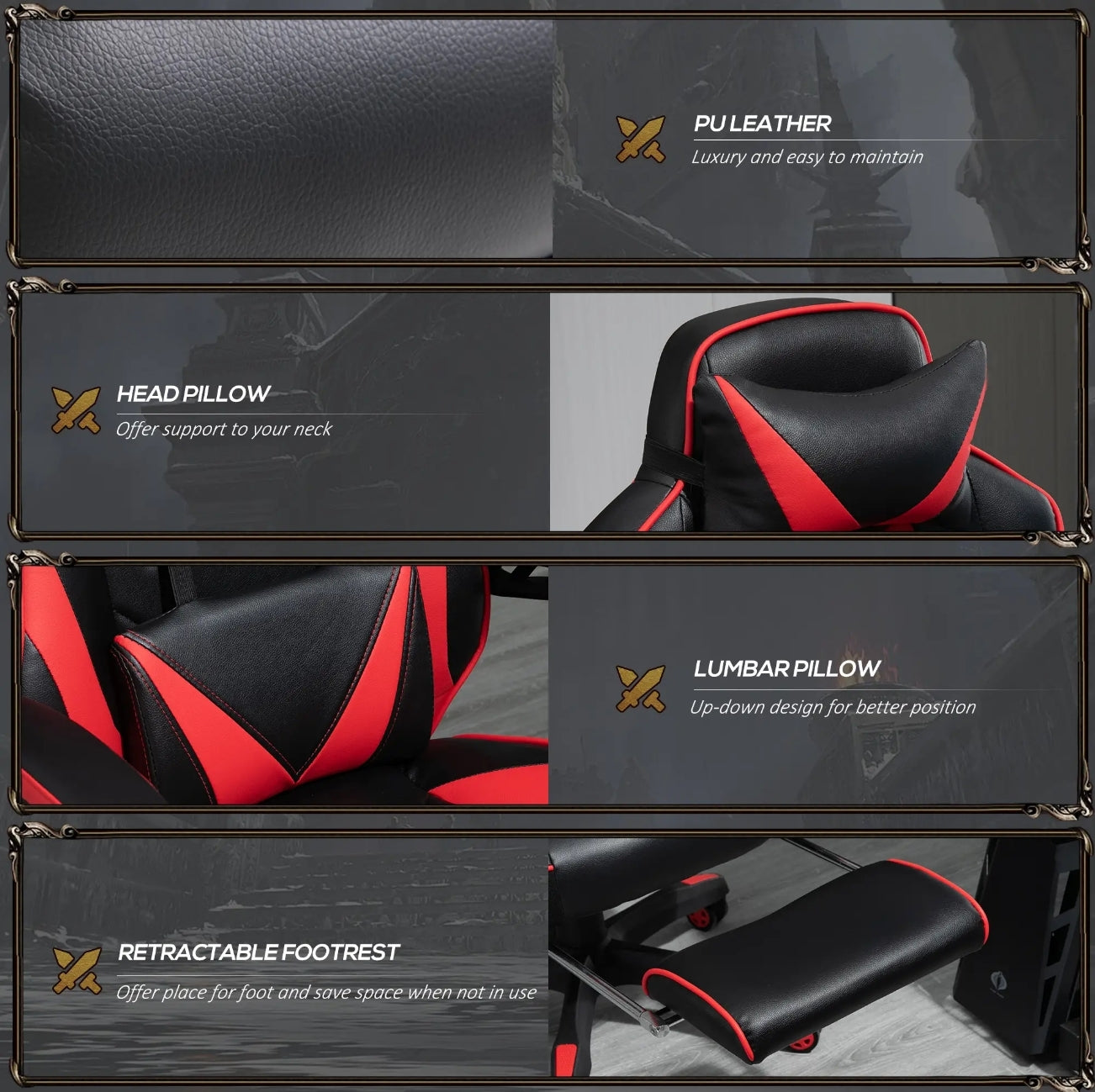 Viper Labs Fusion Gaming Chair Red