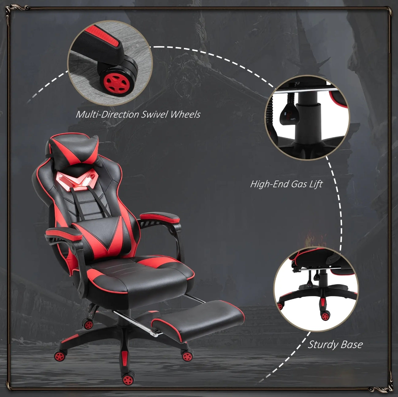 Viper Labs Fusion Gaming Chair Red